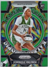 Dominique Malonga 2025 Panini Prizm WNBA #15 Kaleidoscopic Green Prizm