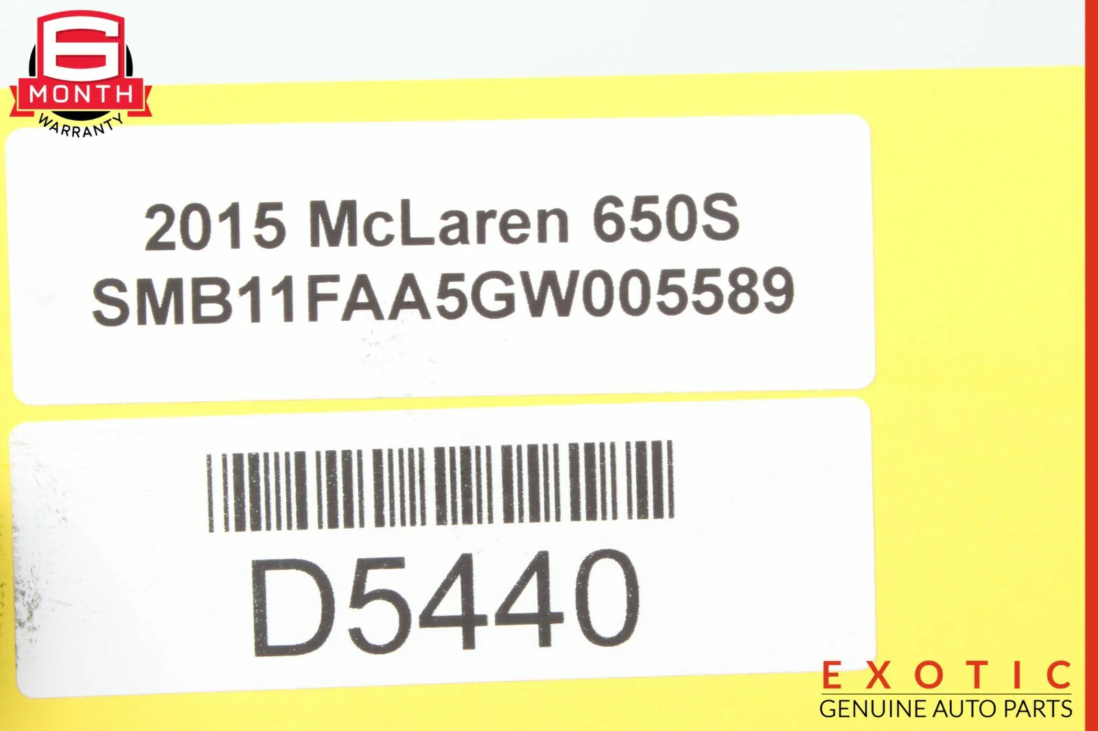15-17 McLaren 650S Support Bracket OEM