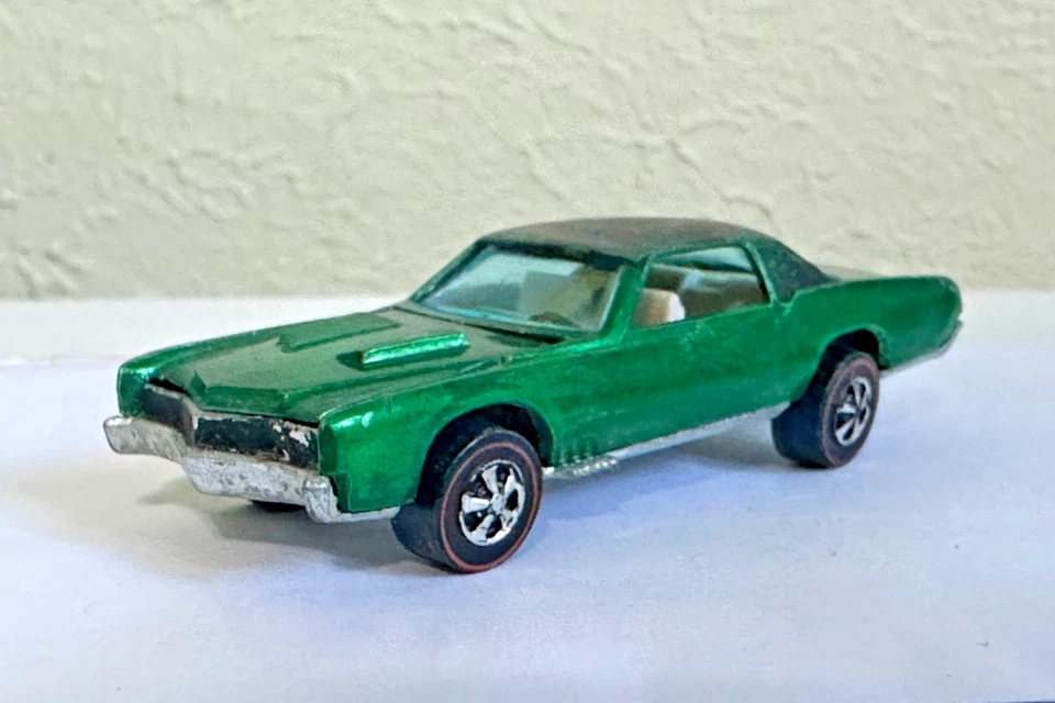 HOT WHEELS REDLINE VINTAGE 1968 GREEN CUSTOM CADILLAC ELDORADO GREAT CONDITION! - Image 2 of 4