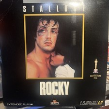 ROCKY-LASERDISC-1990-Stallone-Boxing-VG