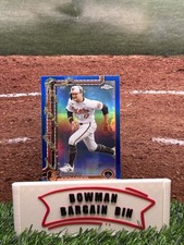 2025 Topps Holiday Chrome Blue Refractors #HC157 Colton Cowser ORIOLES 047/199