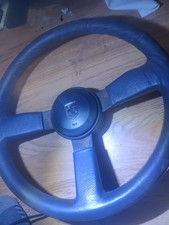 84-88 Fiero 82-89 Firebird Trans Am Leather Steering Wheel Pontiac Fiero Horn Bu