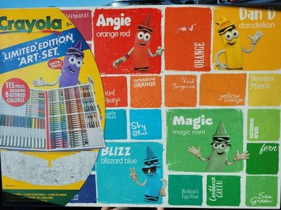 Crayola Limited Edition Art Set 115pc w/ 8 Retired Colors & Case - Young Artist