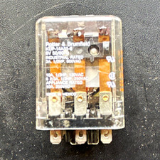 Potter Brumfield KUP-14A55-6 Plug-In Relay DPDT 6V Coil 10A 8-Pin Clear