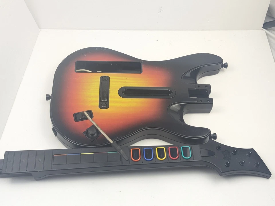 Nintendo Wii Guitar Hero Red Octane Sunburst 95455.805 Wireless Guitar - Image 2 of 4