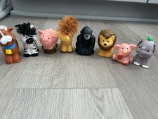 Fisher Price Little People Animals Figures Lot of 8
