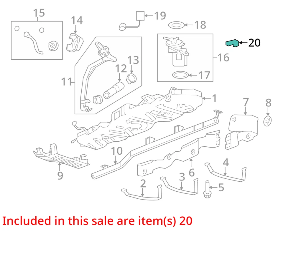 Fits 05 06 07 CHEVROLET SUBURBAN 1500 5.3L Fuel Pump Assy OEM Tested - Image 4 of 4