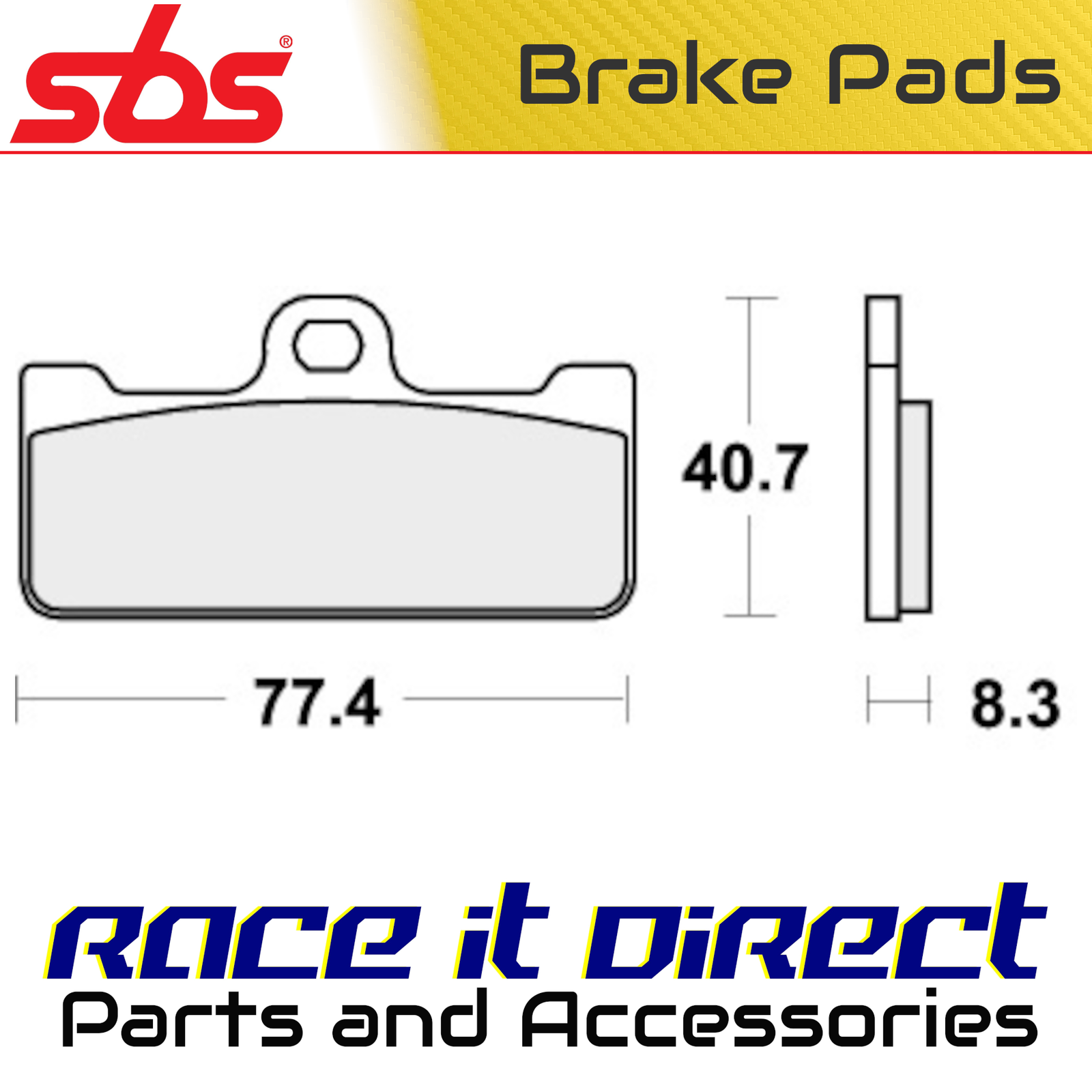 SBS 695RST BRAKE PADS SINTER SPORT