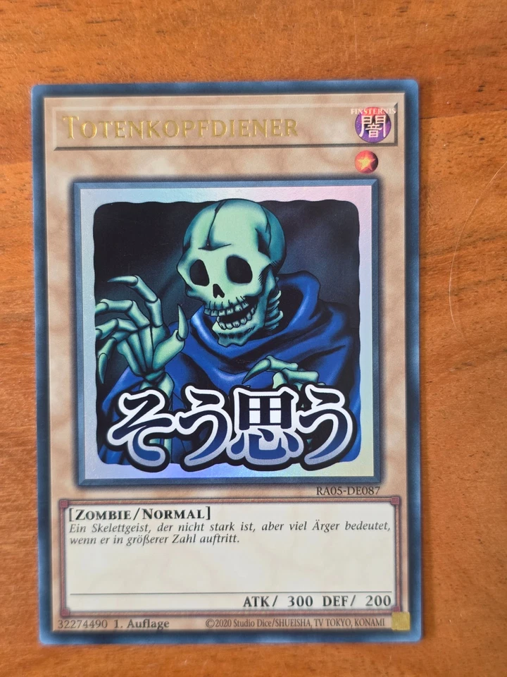 Yu-Gi-Oh! RA05-DE087 Totenkopfdiener Ultra Rare NM 1st - Bild 1 von 1