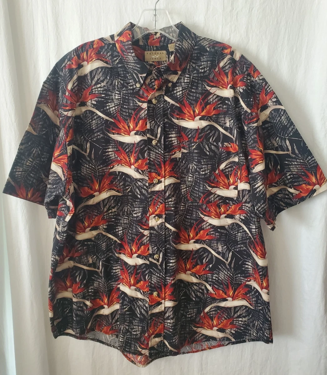 Natural Issue Short Sleeve Button-Up Casual Button-Down Shirts for