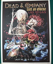 Dead & Company Sphere VIP Poster May 30, 31 & June 1, 1351/2400 - Grateful Dead