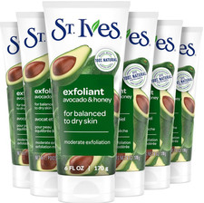 St Ives Avocado Honey Face Scrub Facial Exfoliant for Balanced to Dry Skin 6oz