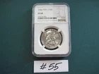 1956 Type 2  US Ben Franklin Silver Half Dollar - PROOF -  NGC rated PF 68 - #55