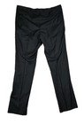 Santorelli NEW Black Luxury Serge Romeo Wool Dress Pants Size 50L Unfinished Hem — photo 2