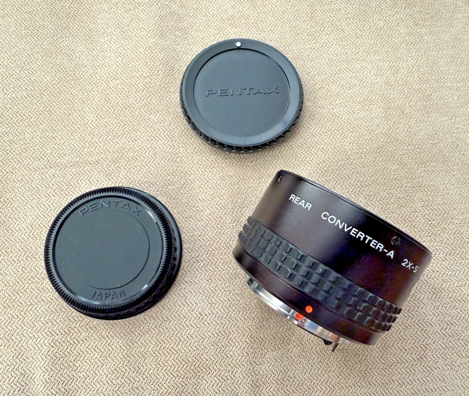 A+ PENTAX REAR CONVERTER-A 2X 65885 INCLUDES CASE AND ORIGINAL MANUAL  - Image 3 of 4