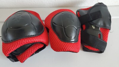  3 Classic  Fitness Kids Knee  Elbow Pads  Gear Set Roller Skate Cycling Bike 