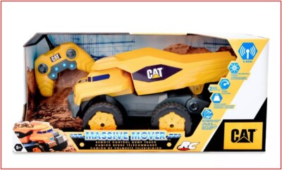 CAT Construction R/C MASSIVE MOVER Radio Control DUMP TRUCK - 6 Wheels Speed