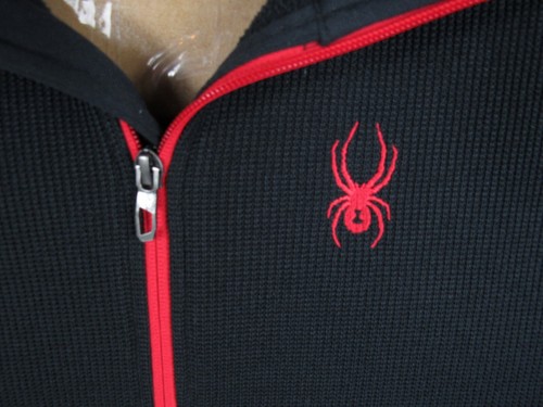 Spyder Waffle Knit Sweater Herren Large 1/2 Zip Pullover Activewear #186400 - Bild 3 von 6