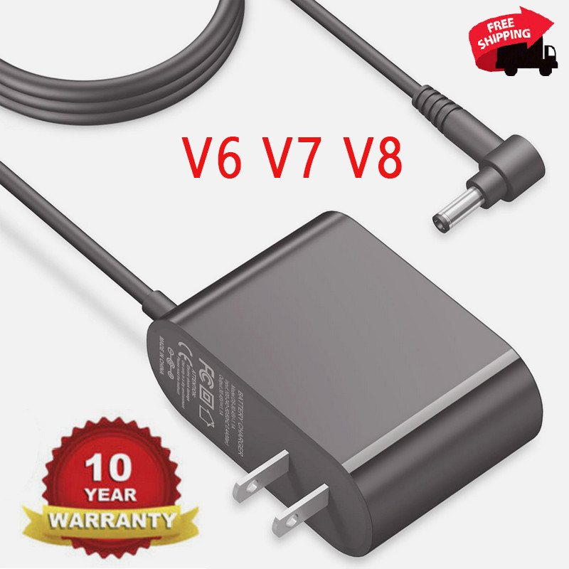 US Plug For Dyson V6 V7 V8 Battery Charger Power Cable Cordless Vacuum Cleaner