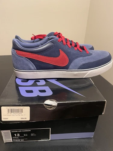 Nike SB- Zoom Harbor- Midnight Navy/True Red- Size 13