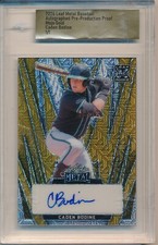 2024 LEAF METAL CADEN BODINE MOJO GOLD PRE-PRODUCTION PROOF AUTO #1/1