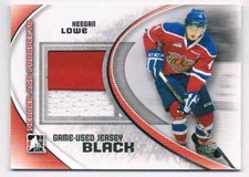 2011-12 ITG HEROES & PROSPECTS KEEGAN LOWE JERSEY 2 COLORS BLACKVERSION EDMONTON