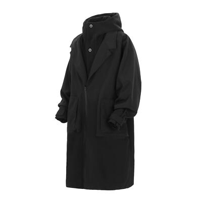 Niepce Techwear Urban Jacket with Hoodie Streetwear Casual Long