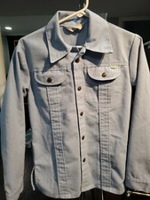 Vtg JC Penny Super Denim Jacket Coat sz M 1970s Light Washed EUC Lightweight