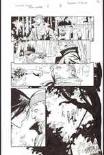 OSCAR BAZALDUA 2016 SUICIDE SQUAD INK ART-CAPT. BOOMERANG, BREAKER-#2, P. 3!