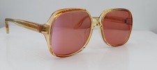 Vintage American Dream HM520 Brown Translucent Oval Sunglasses FRAMES ONLY