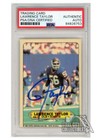 Lawrence Taylor 1983 Topps Stickers Autograph Card #28 PSA/DNA