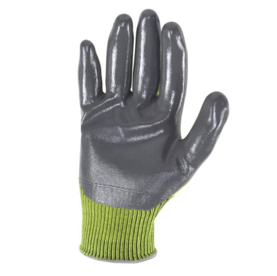 Hydra Hide Wells Lamont Nitrile Work Gloves 5-Pack (Large, Blue