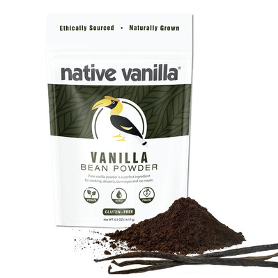 Vanilla Bean Powder - 0.5 Oz - Premium 100% Pure Ground Tahitian Vanilla Bean Po