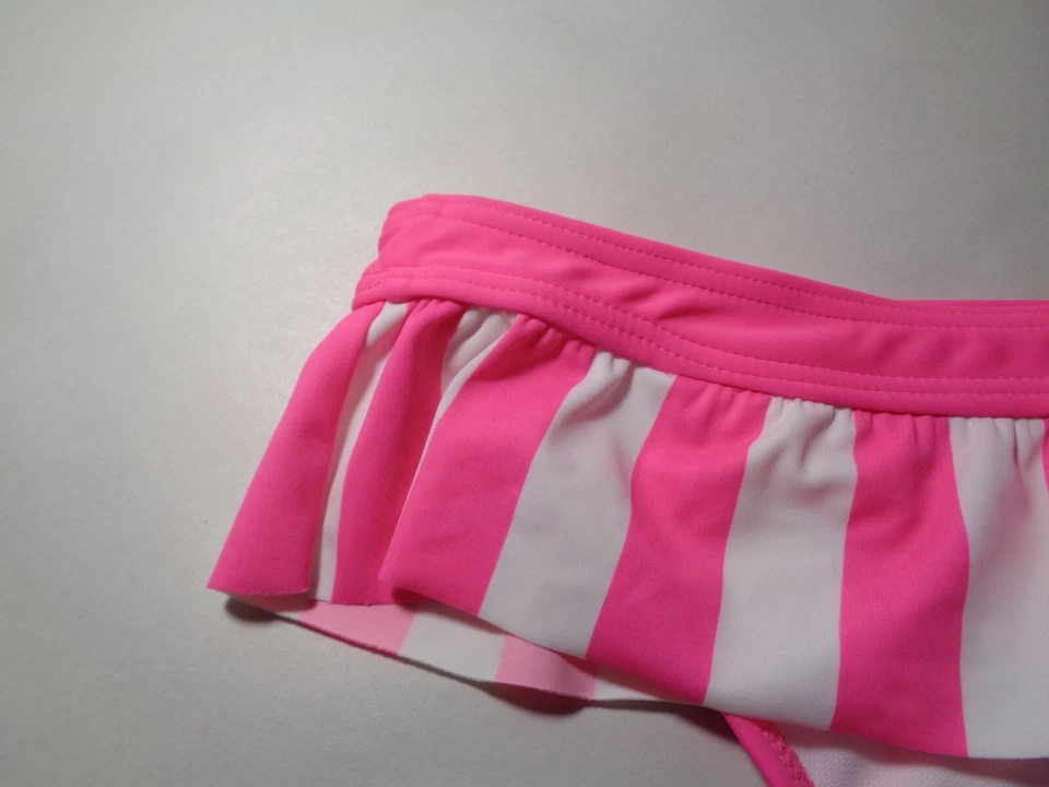 FALDA COQUETEADORA HOBIE TALLA MEDIANA rosa blanca nueva parte inferior de bikini para mujer Foto 3 de 4