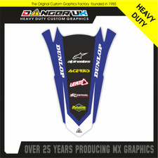 YAMAHA YZF WR 250 14-18 450 14-17 REAR MUDGUARD FENDER GRAPHICS DECALS STICKERS