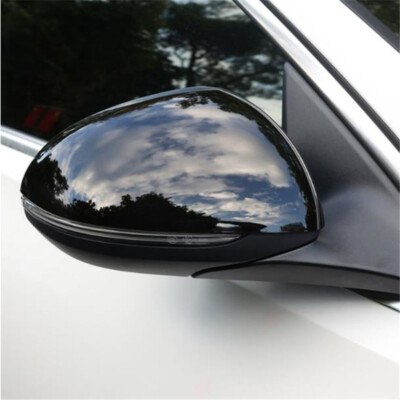 For Mercedes-Benz GLC 260 300 2023 Glossy Black Side Rearview Mirror Cover Trim