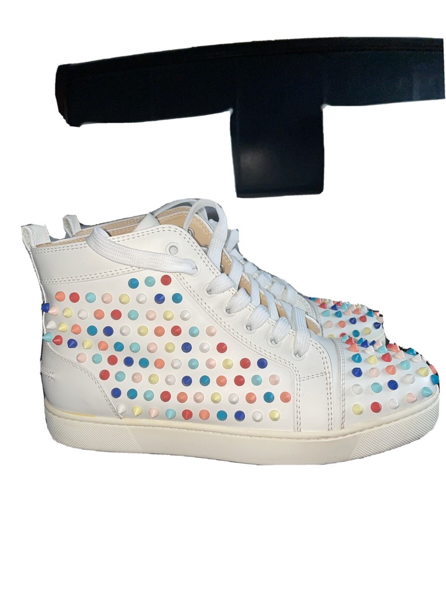 スニーカー CHRISTIAN LOUBOUTIN Men Sneakers Multicolor 1250207 6851 Louis - Sneakers - Roses printed calf leather - Multicolor