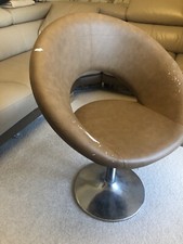 DWELL Tenti Dining Chair, Tan, 1 pc, RRP £119