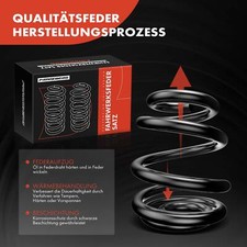 Federbein Renault DENCKERMANN DSF108G Stoßdämpfer Federbein 2x Hinten - Gasdruck Für Renault Scénic II & Megane II Megane II Federbeine