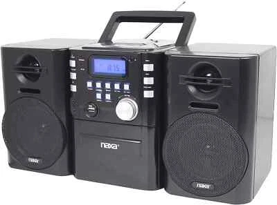 Naxa NPB-431 Portable MP3/CD Player with PLL FM Radio, USB Input, Remote Control