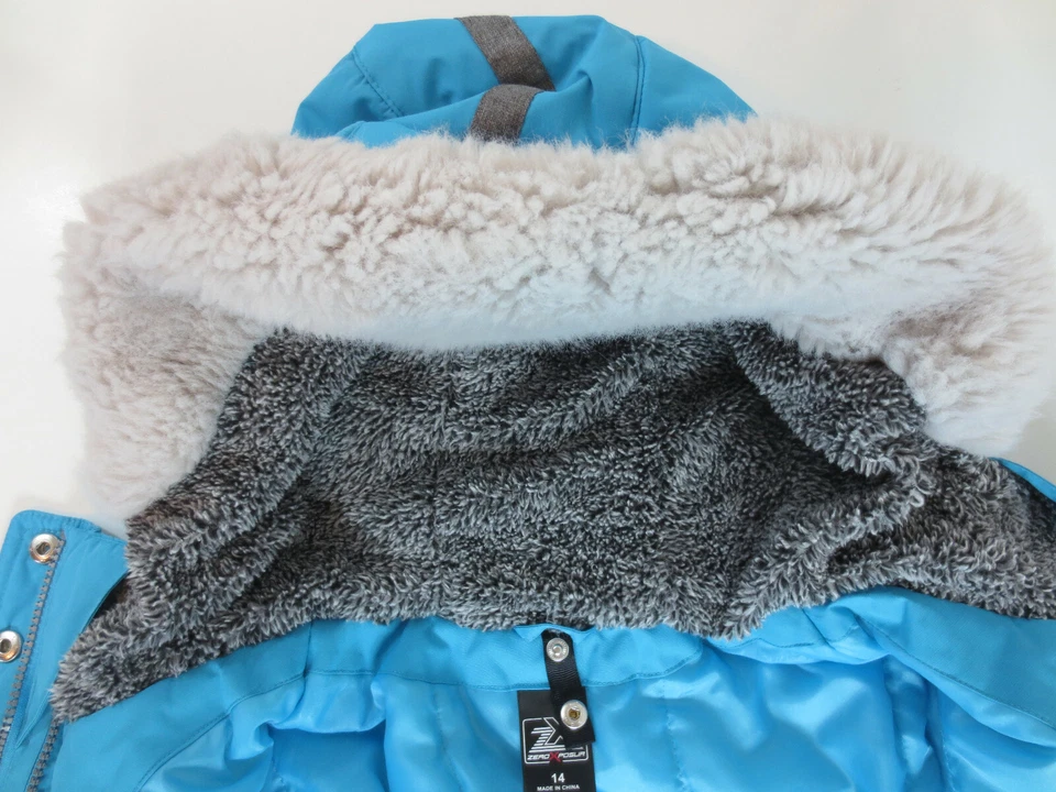 ZeroXposur Girls Size 14 Blue Capri Helen Layered Systems Jacket 3-in-1 Coat - Image 3 of 4