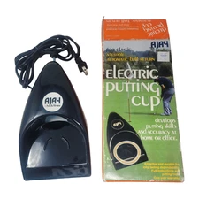 Vintage Ajay Pro Classic Electric Putting Cup Automatic Golf Ball Return