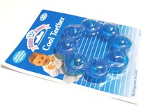 NEW BLUE BABY KING COOL TEETHER 0-18 MONTHS ROUND