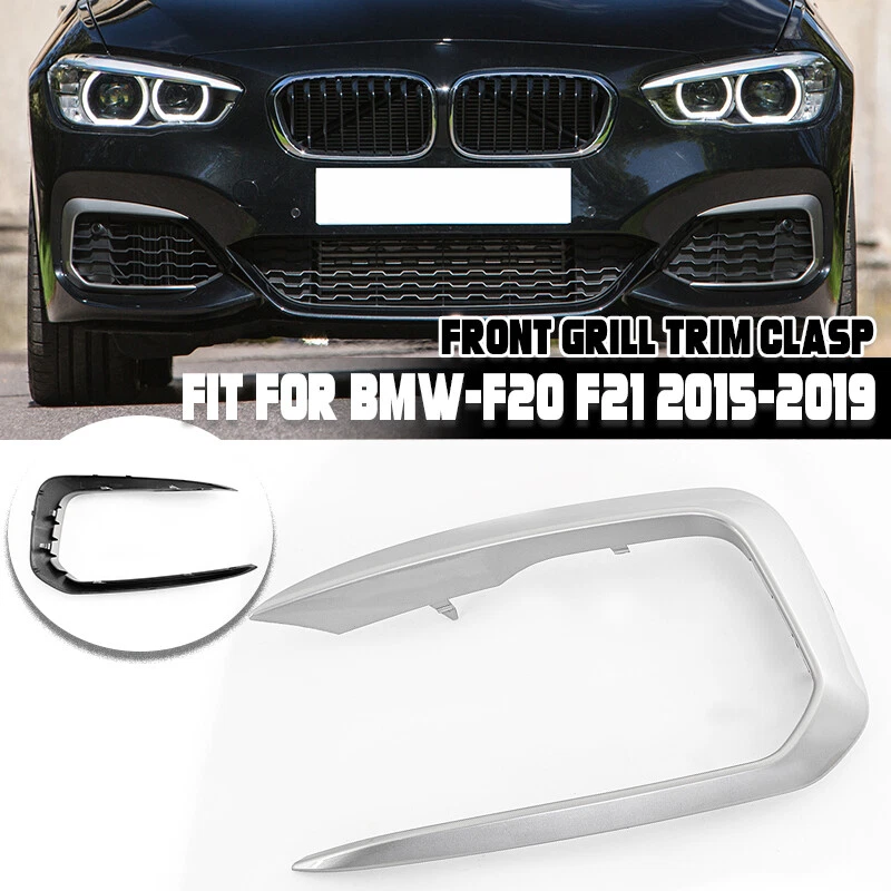 Cubierta antiniebla de ventilación de aire lateral derecho cromada para BMW F20 F21 M Sport 120i 2012~19 Foto 3 de 4