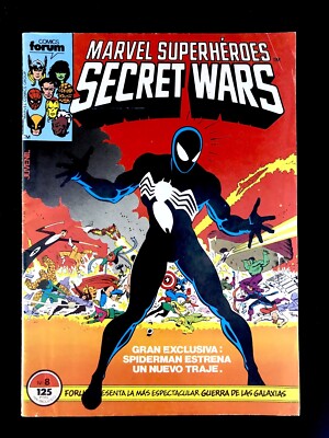 Secret Wars #8 Venom Spiderman 1st Print Spanish Forum Marvel Comic Rare