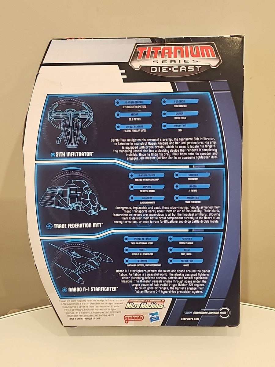 Star Wars Titanium Series Die-Cast N-1 Starfighter Trade