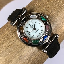 L.A Express Women White Mother of Pearl Dial ...