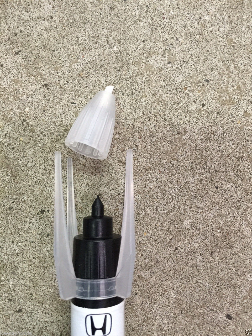 Lackstift für HONDA MOTORRAD NH-B61P PEARL HORIZON WHITE 20ml + Klarlack 20ml + Grundton 20ml