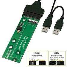 2012 Apple MacBook Air A1465 A1466 Pro A1398 A1425 SSD to SATA Card with Cable