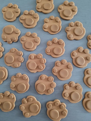 Paw Print (6) Cupcake Toppers - Picture 2 of 3